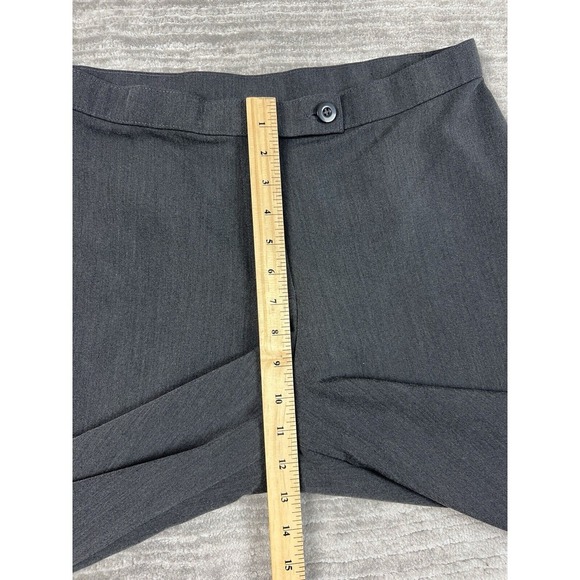 Kim Rogers Pants Women 12 Short Gray Elastic Waist Polyester Blend Career - Picture 6 of 11
